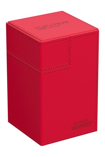 Ultimate Guard: Flip'n'Tray 100+ XenoSkin Monocolor (Rojo)