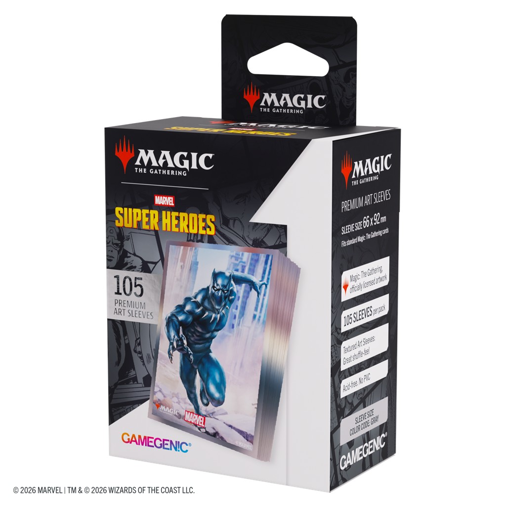 Gamegenic: MTG Marvel SH - Art Sleeves Black Panther