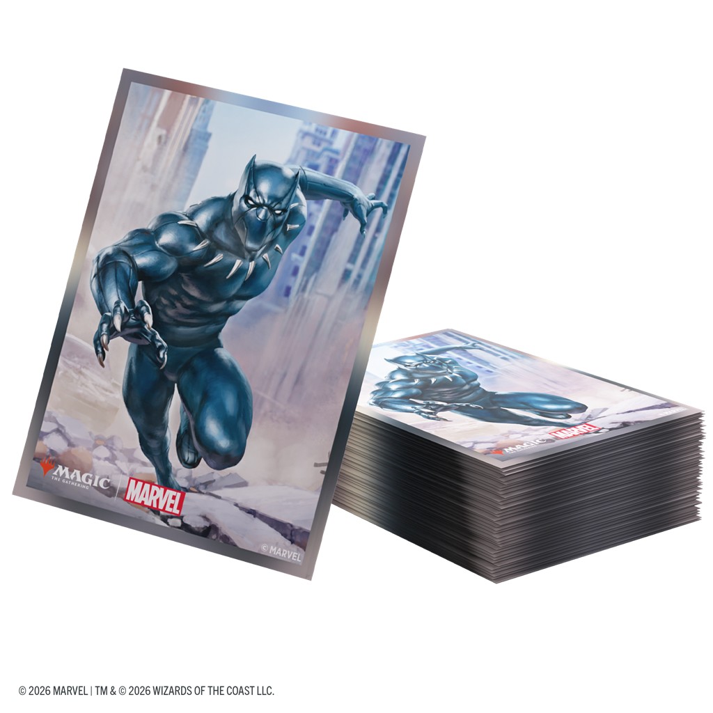 Gamegenic: MTG Marvel SH - Art Sleeves Black Panther - Imagen 2