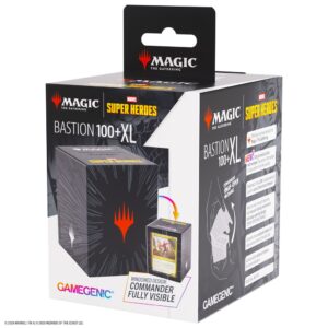 Gamegenic: MTG Marvel SH – Bastion 100+ XL Comic Burst Black