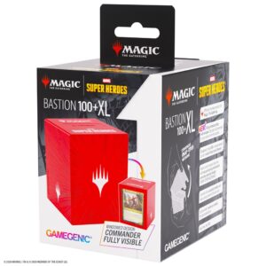 Gamegenic: MTG Marvel SH – Bastion 100+ XL Comic Burst Red