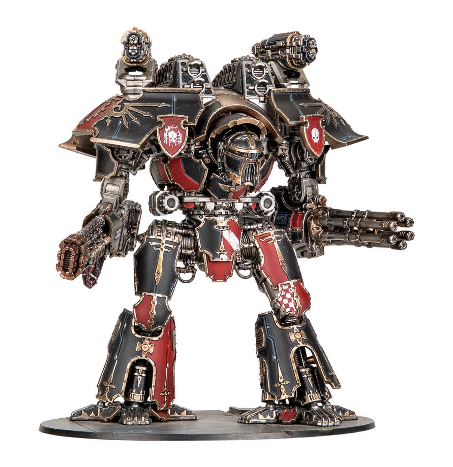 Legions Imperialis: Warlord Titan with Volkite Destructor y Macro-gatling Blaster (03-109) - Imagen 2