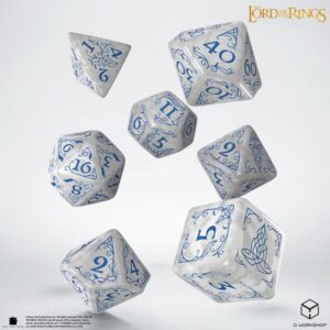 Q-Workshop: The Lord of the Rings: Rivendell Dice Set – Stone