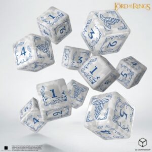 Q-Workshop: The Lord of the Rings: Rivendell 10xD6 Dice Set – Stone