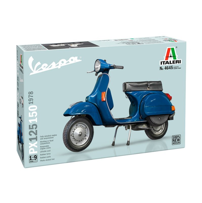 Italeri: 1:9 - Moto Vespa PX 125/150 1978