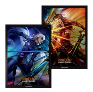 Riftbound: League of Legends TCG – Vendetta Art Sleeves (Diana vs Leona) (100 Sleeves)