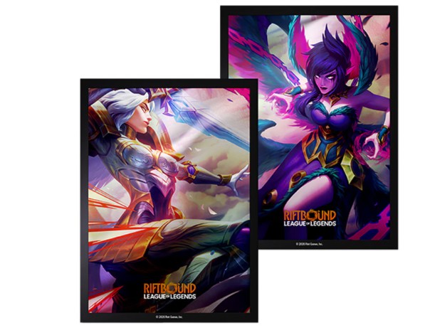 Riftbound: League of Legends TCG - Vendetta Art Sleeves (Kayle vs Morgana) (100 Sleeves)