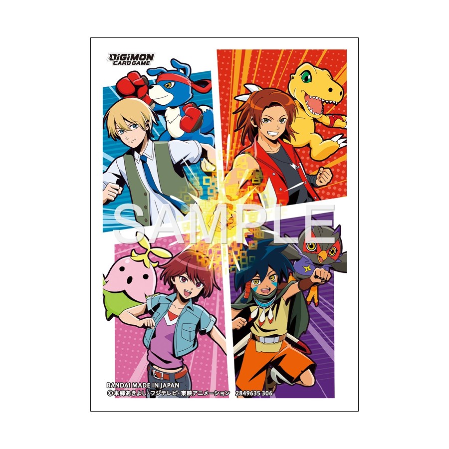 Digimon Card Game: Official Card Sleeves 03 - Savers/Data Squad (60u)