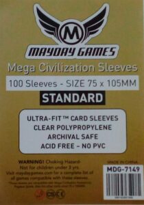 Mayday: Standard Mega Civilization Sleeves (75 x 105 MM) (100) (7149)