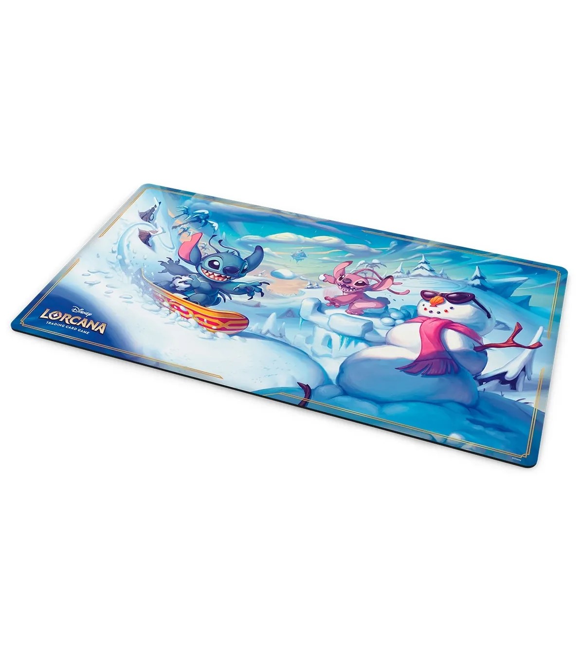 Disney Lorcana TCG: Hyperia City - Tapete Stitch and Angel in Winterspell (Inglés)