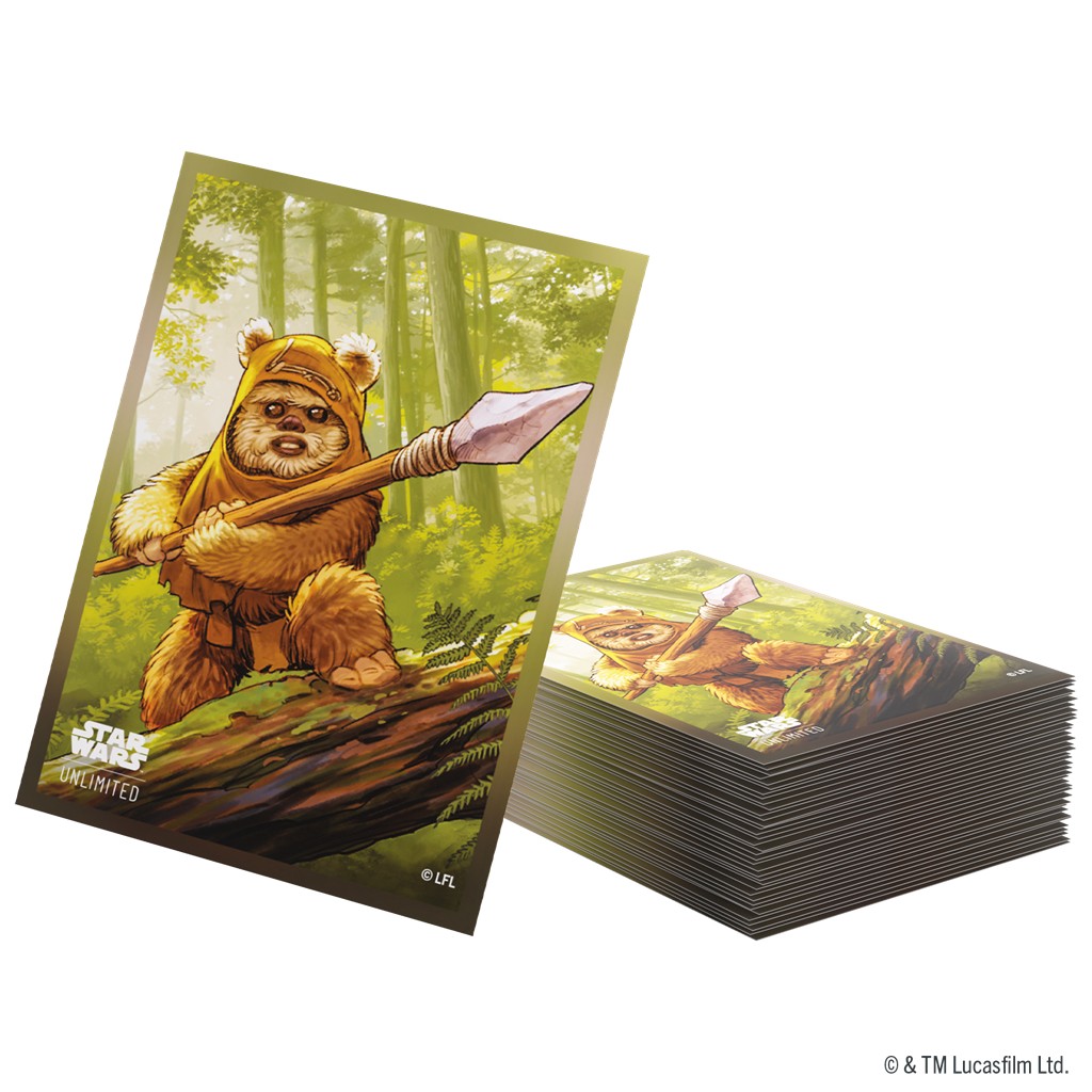 Pre Venta 06/11/2026 - Star Wars Unlimited: Premium Art Sleeves - Wicket