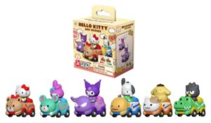 Yume: Sanrio Zoom Hero Vehículos de cuerda con Figuras Hello Kitty and Friends Series – 1 unidad