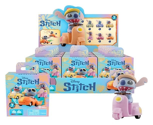 Yume: Disney Zoom Hero Vehículos de cuerda con Figuras Lilo & Stitch Series 2 (1 unidad)