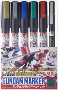 Mr Hobby: Gundam Marker – Metallic Marker Set