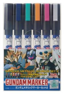 Mr Hobby: Gundam Marker – Metallic Set 2