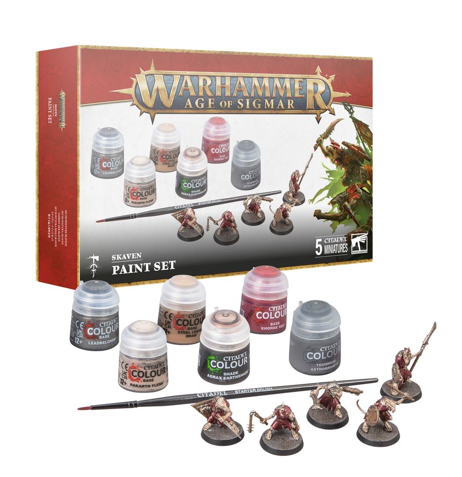 Age of Sigmar: Set de pinturas Skaven (60-09) - Imagen 2
