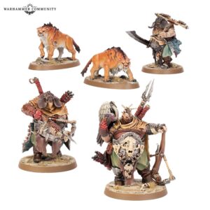 Age of Sigmar: Ogor Mawtribes – Cazadores Con Colmillosables (95-23)