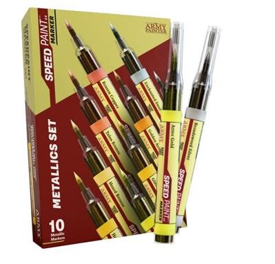 The Army Painter: Speedpaint Marker - Metallic Set (SM8002P)