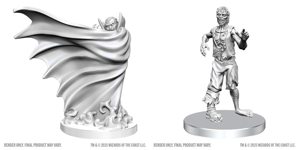 D&D Nolzur's Marvelous Miniatures: Classic Vampire & Classic Zombie