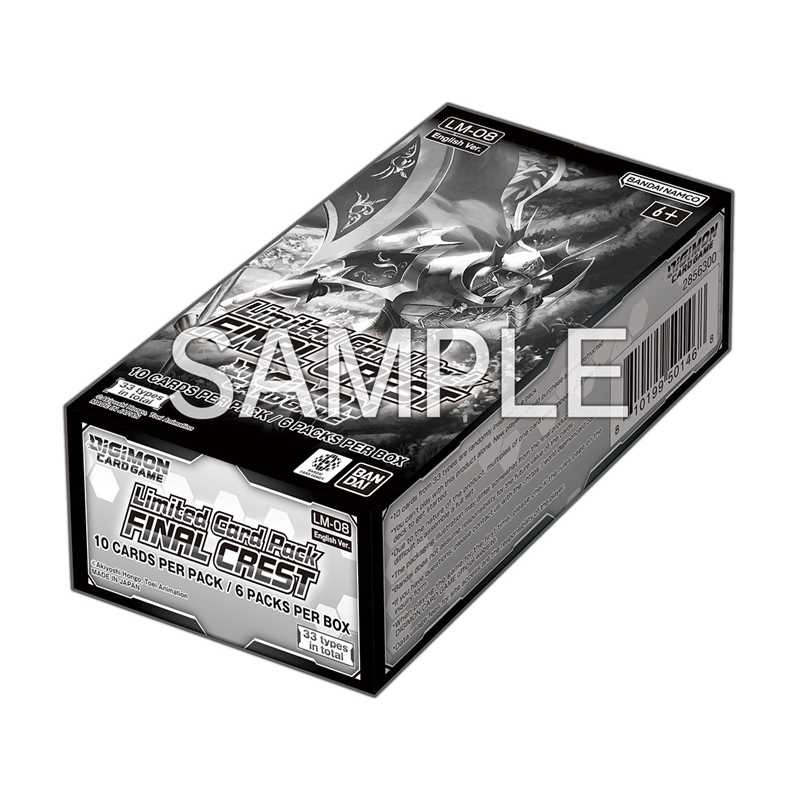 Digimon TCG: Limited Card Pack Final Crest (LM-08) Display (6x Boosters) (Inglés)