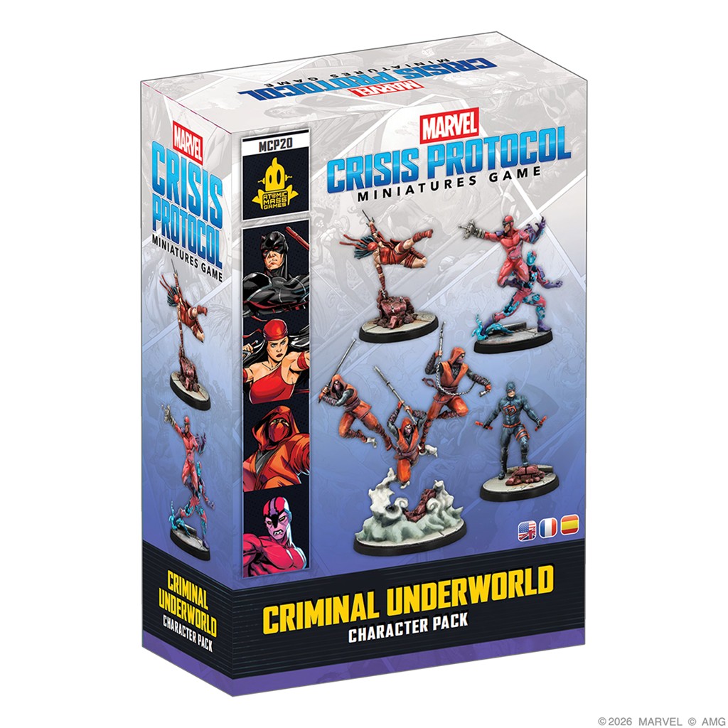 Pre Venta 09/10/2026. Marvel Crisis Protocol: Criminal Underworld Character Pack