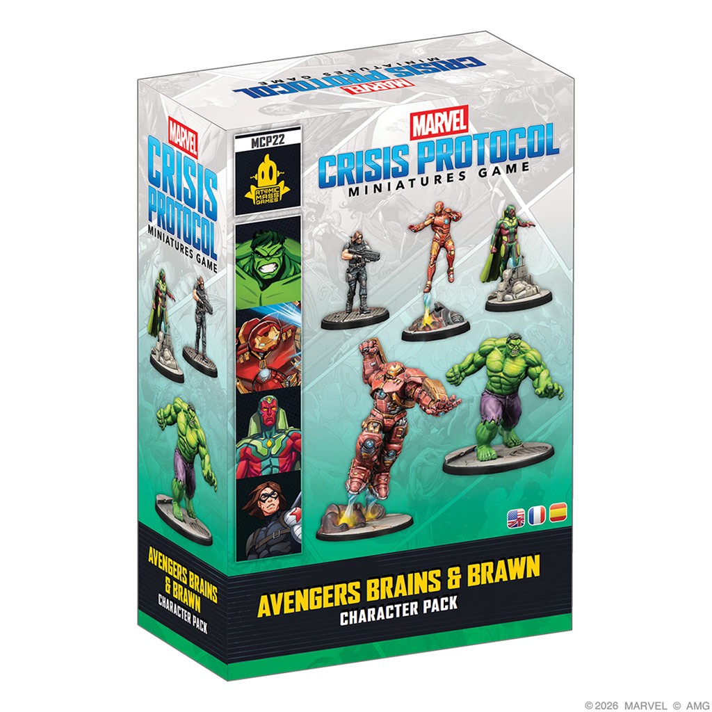 Pre Venta 09/10/2026. Marvel Crisis Protocol: Avengers Brains & Brawn