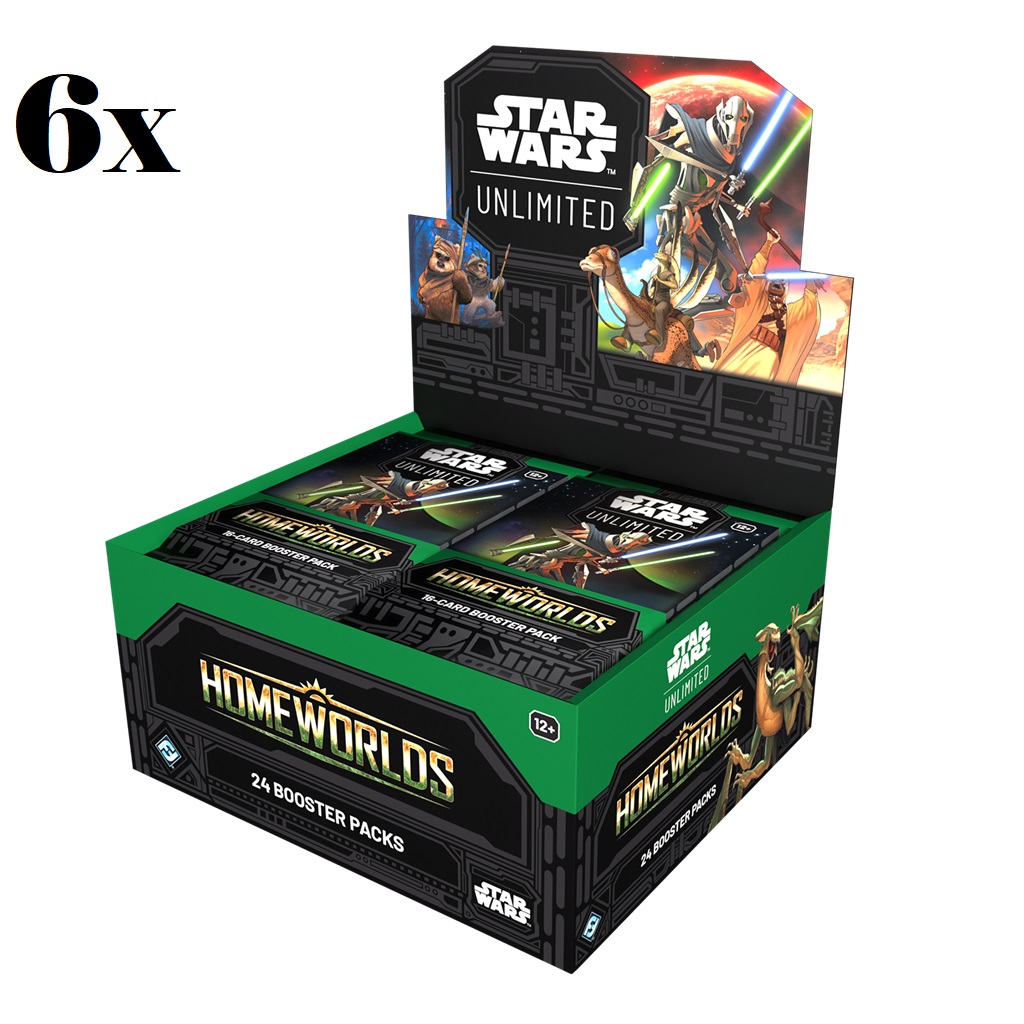 Star Wars Unlimited: Homeworlds - Booster Case (6x Boosters Box) - Inglés
