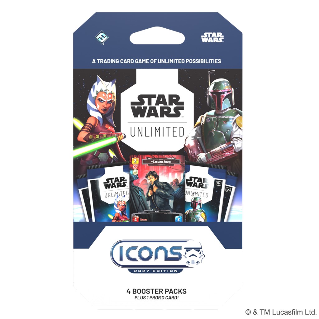 Pre Venta 20/11/2026 - Star Wars Unlimited: Icons 2027 Edition - Booster 4-pack (4x Boosters) - Inglés