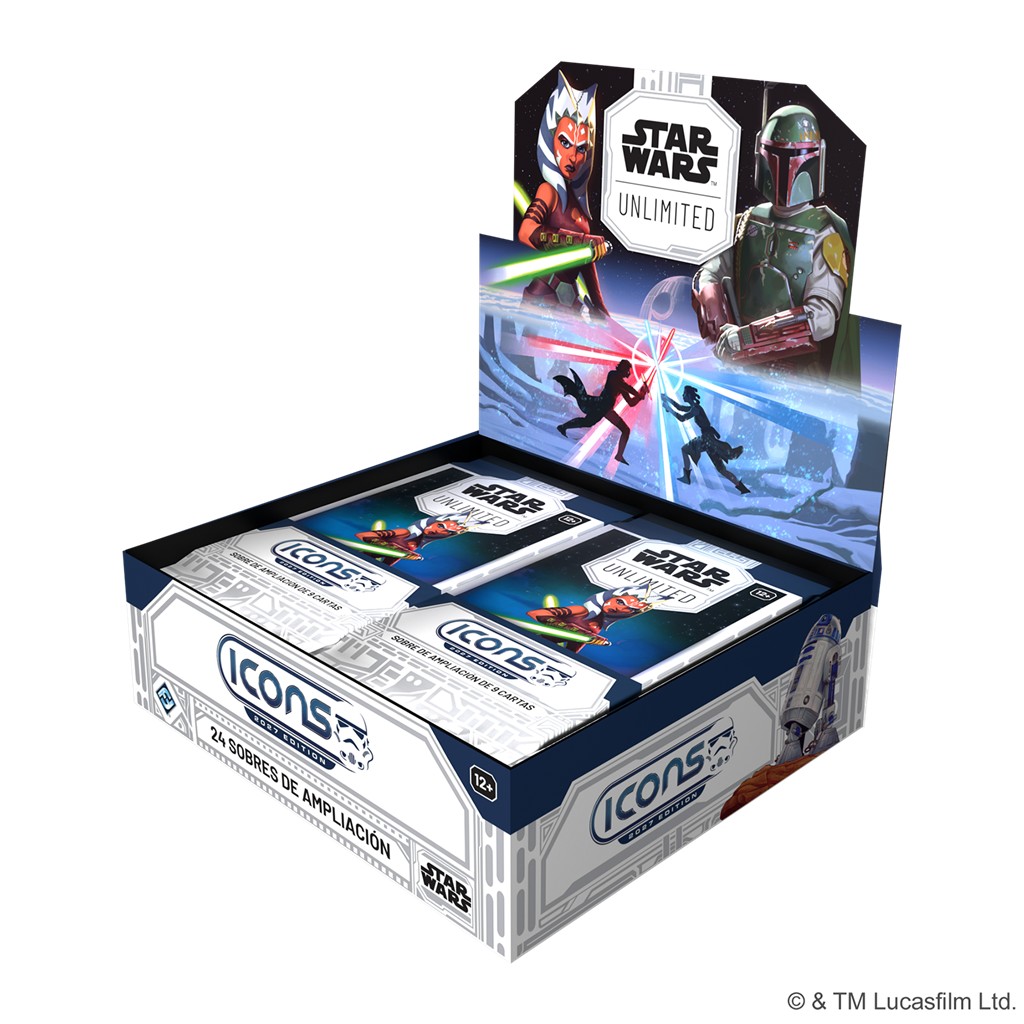 Pre Venta 20/11/2026 - Star Wars Unlimited: Icons 2027 Edition - Caja De Sobres (24x Sobres) - Español
