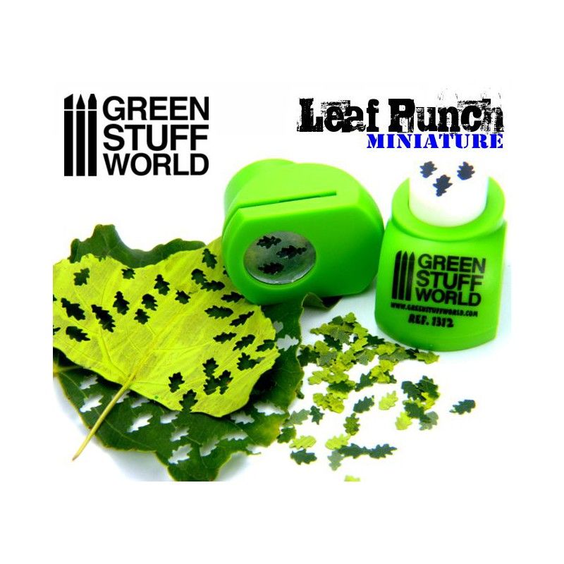 Green Stuff World: Troqueladora de Hojas Miniatura Verde Clara