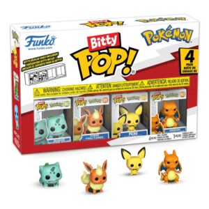 Bitty POP!: Pokémon Pack de 4 Figuras Vinyl – Series 3 (2cm)