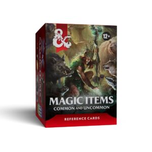 Dungeons & Dragons RPG: Tarjetas de Referencia – Magic Items (Common and Uncommon) (Inglés)