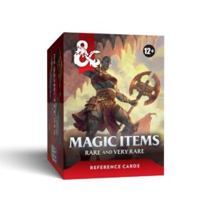 Dungeons & Dragons RPG: Tarjetas de Referencia – Magic Items (Rare and Very Rare) (Inglés)