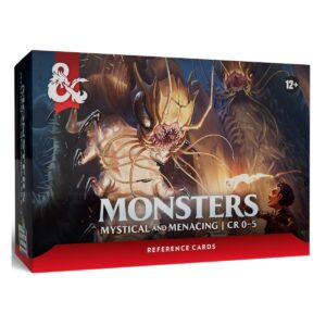 Dungeons & Dragons RPG: Tarjetas de Referencia – Monsters (Mystical and Menacing) (Inglés)