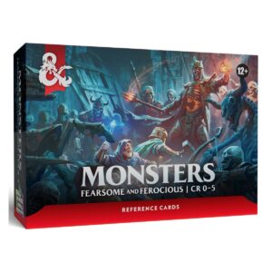 Dungeons & Dragons RPG: Tarjetas de Referencia – Monsters (Fearsome and Ferocious) (Inglés)