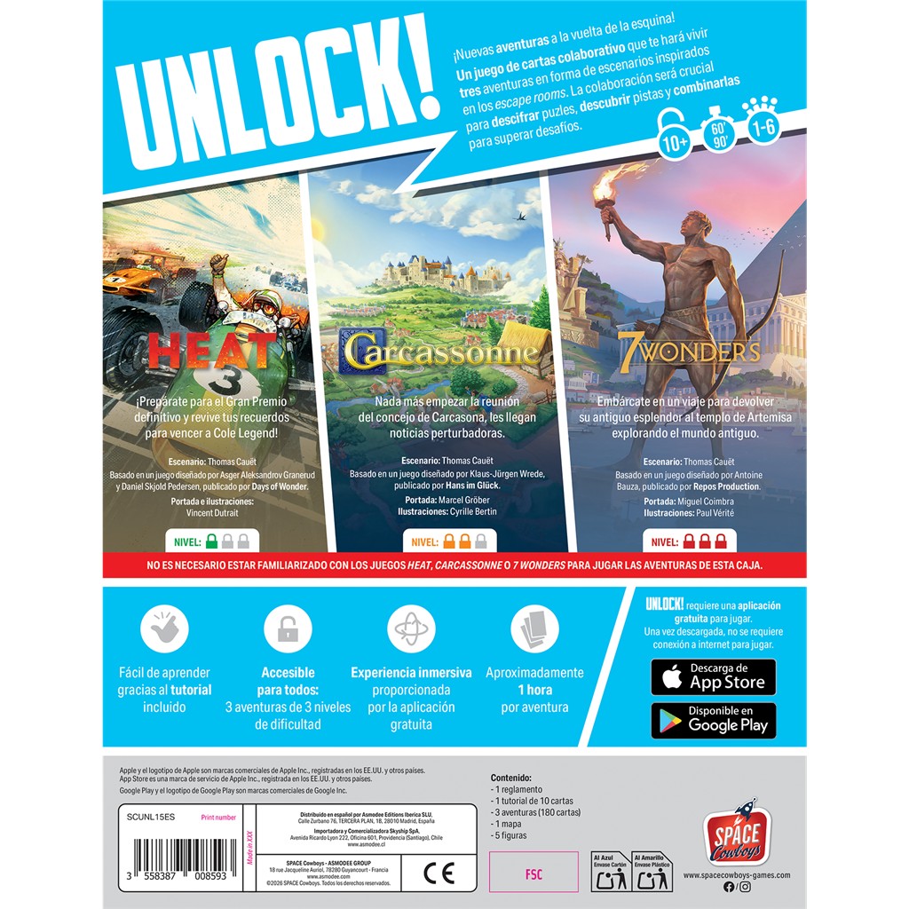 Pre Venta 25/09/2026. Unlock! New Game Adventures (Español) - Imagen 2