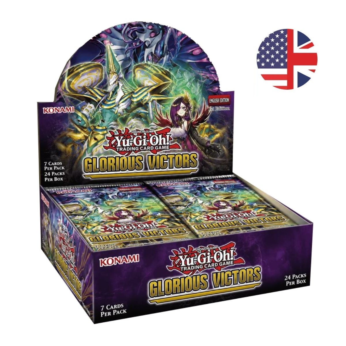 Pre Venta 03/12/2026 - Yu-Gi-Oh!: Glorious Victors - Booster Box (24x Boosters) (Ingles)