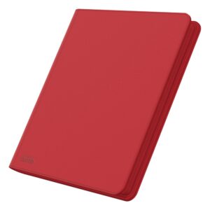Ultimate Guard: Zipfolio 480 – 24-Pocket XenoSkin (Quadrow) – Rojo