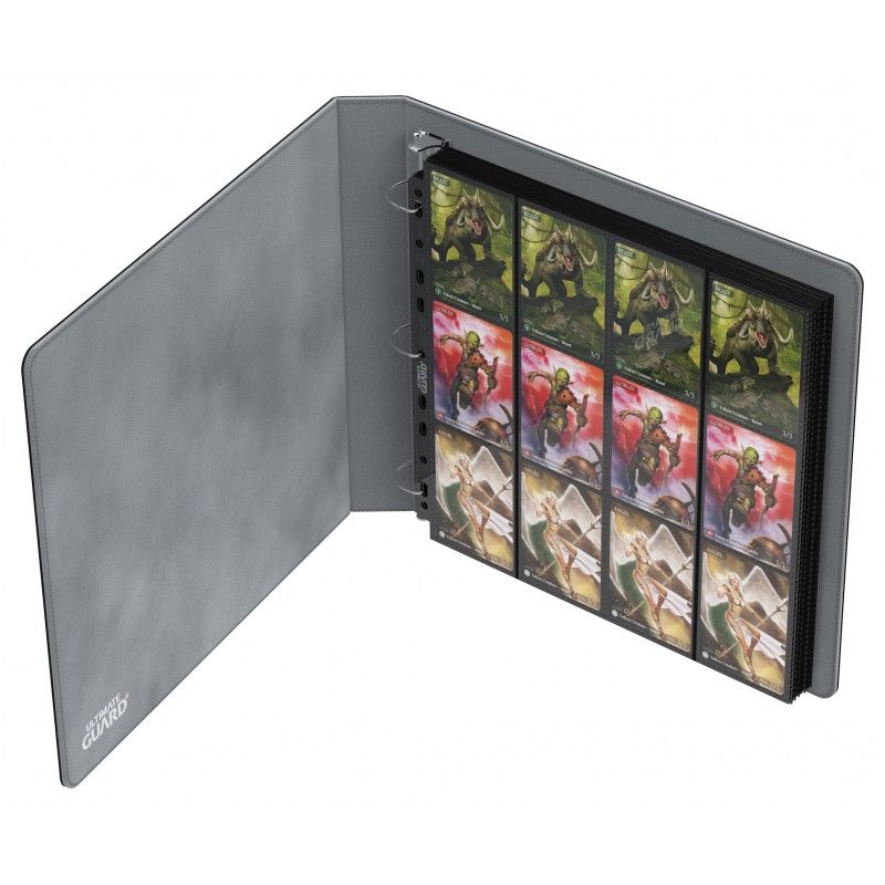 Ultimate Guard: Supreme Collector´s A QuadRow 3Ring Xeno Skin Slim Negro - Imagen 3