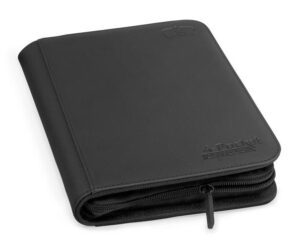 Ultimate Guard: Zipfolio 160 – 8-Pocket XenoSkin – Negro