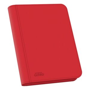 Ultimate Guard: Zipfolio 160 – 8-Pocket XenoSkin – Rojo
