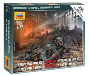 Zvezda: 1:72 German Machinegun Crew East Front 1941 (ZVE6106)