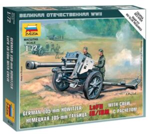 Zvezda: 1:72 German Howitzer IeFH-18  (ZVE6121)