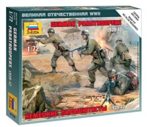 Zvezda: 1:72 German Paratroops (ZVE6136)