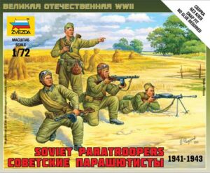 Zvezda: 1:72 Soviet Paratroopers (1941-1943) (ZVE6138)