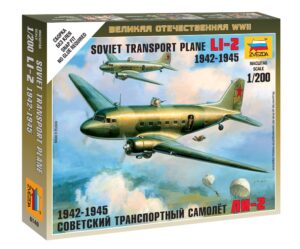 Zvezda: 1:200 Li-2 Soviet transport plane  (ZVE6140)