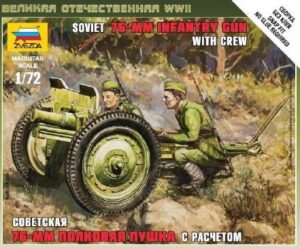 Zvezda: 1:72 Soviet 76 mm Gun (ZVE6145)