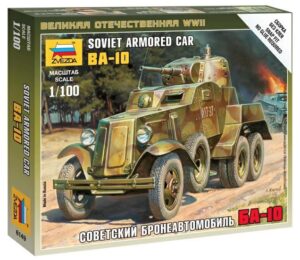 Zvezda: 1:100 Soviet Armored Car BA-10  (ZVE6149)