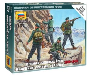 Zvezda: 1:72 German Gebirgsjäger (ZVE6154)