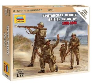Zvezda: 1:72 British Infantry 1939-42  (ZVE6166)